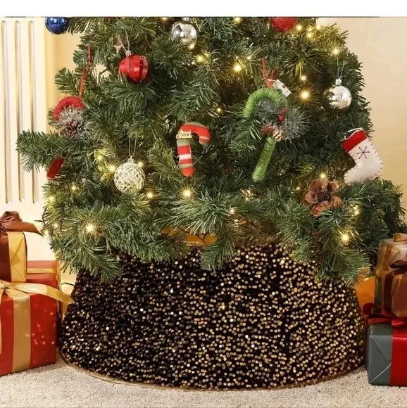 Lewondr Christmas Tree Collar 26 Inch - Picture 2 of 4